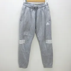 D■アディダス/adidas ロゴプリント スウェットパンツ【L】灰/MENS/37【中古】