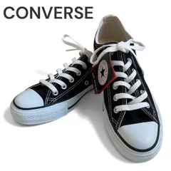 CONVERSE コンバース CANVAS ALL STAR OX M9166 ローカット 24cm US5 ブラック 新品 未使用 タグ付き キャンバス ホワイトレース トウキャップ 定番 シンプル 普遍的 デザイン 847KZ