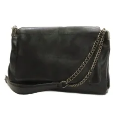 ザラ ZARA ショルダーバッグ フェイクレザー ブラック 251021E 鞄