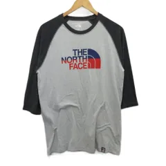 ザノースフェイス THE NORTH FACE リンガーTシャツ カットソー ロゴプリント グレー系 M ■MET2