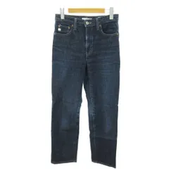 サムシング something デニムパンツ ジーンズ ストレート ストレッチ S インディゴブルー 0815