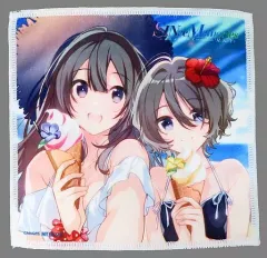 【中古】タオル・手ぬぐい 北條ちはや＆伊勢陽詩 描き下ろしマイクロファイバーミニタオル 「PS4/Switchソフト シンスメモリーズ 星天の下で」 Joshin購入特典