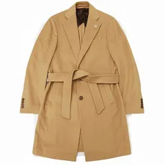 ラルディーニ LARDINI CA.105 ベルテッドコート チェスターコート ジャケット シングル ブートニエール キャメル 48 のサムネイル