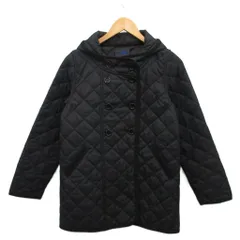 レイビームス Ray Beams キルティングジャケット ブルゾン フード 黒 ブラック 6118-0055-0639