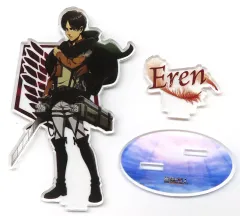 【中古】アクリルスタンド・アクリルパネル エレン・イェーガー 「進撃の巨人×cookpadLive cafe 巨人祭vol.4 描き下ろしキャラクターアクリルスタンド」