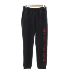 アルマーニエクスチェンジ A/X ARMANI EXCHANGE スウェットパンツ ロゴプリント XS 黒 ブラック 赤 レッド /JSのサムネイル