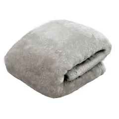 ひざ掛け ふわふわ fluffy グレージュ ポリエステル100% 70×100cm