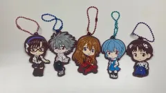 エヴァンゲリオン ラバーストラップ キーホルダー 5種 まとめ