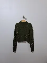 ZARA ザラ レディース ビーズ装飾 ニット 28