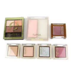 サナ エクセル アイシャドウ フェイスパウダー 7点セット コスメ まとめて 大量 レディース SANA 【中古】