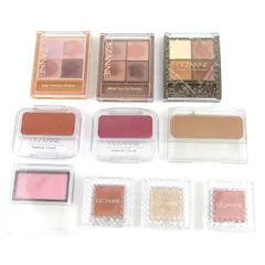 セザンヌ アイシャドウ チーク フェイスカラー 10点セット コスメ まとめて 大量 レディース CEZANNE 【中古】