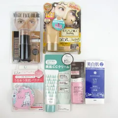 エテュセ 毛穴パテ職人 コープ他 化粧下地 日やけ止め BBクリームなど 6点セット ほぼ未使用 コスメ まとめて 大量 レディース 【中古】