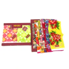 ケンゾー ハンカチ 9点セット 未使用 花柄 ブランド まとめて 大量 レディース KENZO