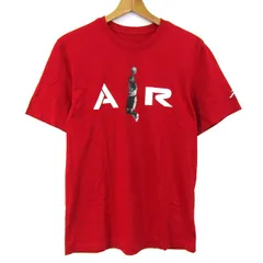 ナイキ 半袖Ｔシャツ トップス エアジョーダン バスケットボール スポーツウエア メンズ Mサイズ レッド NIKE 【中古】