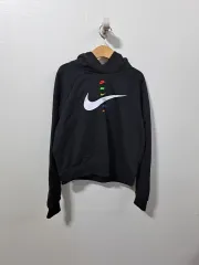 ナイキ レディース クロップド 起毛 フード Tシャツ M