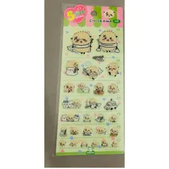 ちいかわ　ラッコ　ぷっくりシール5サイズシール　ステッカー　韓国限定