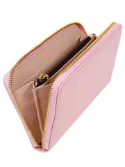 [ムラ] レディース 長財布 バイカラー 本革 スキミング防止