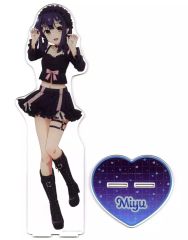 [중고] 아크릴 스탠드 아크릴 패널 미유 에델펠트 신작 일러스트 BLACK kawaii style ver. 특대 아크릴 스탠드 [Fate / kaleid liner 프리즈마 ☆ 일리야 ANIME 10th Anniversary P