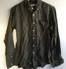 グローバルワーク ボタンダウンシャツ メンズ M カーキ 2881202511280059