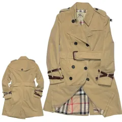 BURBERRY ベージュ ノヴァチェック バックル トレンチコート 38