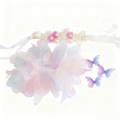 10cm15cmぬいぐるみ用 ラブブ用 着せ替え服 ぬい服 ちびぬい服 推し活 蝶々 3点セット