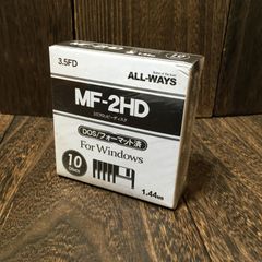 ALL-WAYS 3.5インチ フロッピーディスク MF-2HD 10枚入 - メルカリ
