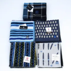 マンシングウェア他 ハンカチ 5点セット 未使用 まとめて 大量 ブランド メンズ Munsing wear etc