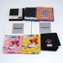 ピエールカルダン ハンカチ 8点セット 未使用 まとめて 大量 ブランド レディース Pierre Cardin