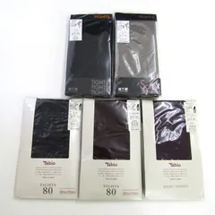 タビオ/靴下屋 カラータイツ タイツ 5点セット 未使用 まとめて 大量 レディース M-Lサイズ