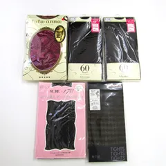 チュチュアンナ/靴下屋他 ストッキング タイツ 5点セット 未使用 まとめて 大量 レディース