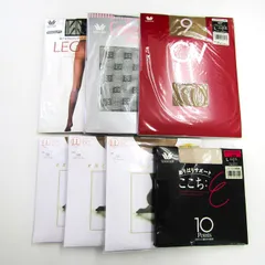 ワコール/カネボウ他 ストッキング タイツ 7点セット 未使用 まとめて 大量 レディース L-LLサイズ