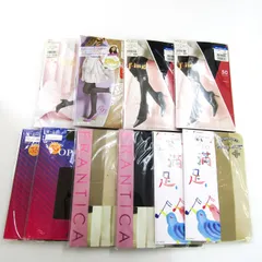 福助他 ストッキング タイツ 10点セット 未使用 まとめて 大量 レディース M-Lサイズ