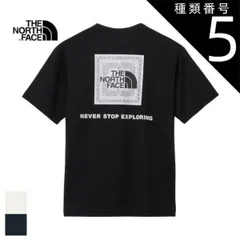 種類5：W2/L ザ・ノース・フェイス Tシャツ THE NORTH FACE NT32446 S/S BD SQAR LOGO T 半袖 ショートスリーブバンダナスクエアロゴティー ペイズリー柄 吸水速乾  吸汗速乾 リサイクル オーガニックコットン ノース