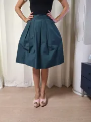 スカート グリーン Free サイズ