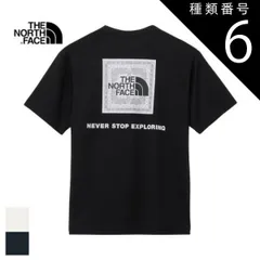 種類6：W2/M ザ・ノース・フェイス Tシャツ THE NORTH FACE NT32446 S/S BD SQAR LOGO T 半袖 ショートスリーブバンダナスクエアロゴティー ペイズリー柄 吸水速乾  吸汗速乾 リサイクル オーガニックコットン ノース