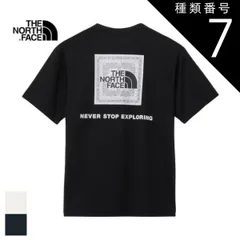 種類7：W2/S ザ・ノース・フェイス Tシャツ THE NORTH FACE NT32446 S/S BD SQAR LOGO T 半袖 ショートスリーブバンダナスクエアロゴティー ペイズリー柄 吸水速乾  吸汗速乾 リサイクル オーガニックコットン ノース