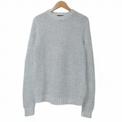 エストネーション ESTNATION ニット セーター 長袖 厚手 クルーネック M グレー X