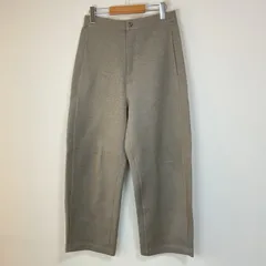 ユニクロ　ワイドフィットカーブジャージーパンツ　Lサイズ　ベージュ