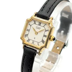 Citizen 49-2868 Watch Quartz Ladies Round Gold White dial Y2K Vintage Working シチズン 時計 クオーツ レディース スクエア ゴールド  白文字盤 ヴィンテージ 稼働品