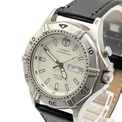 CASIO MD-782 Divers Watch Quartz Men's 20BAR Round Silver Day-Date Working カシオ 時計 クオーツ メンズ ラウンド シルバー デイデイト  不動品