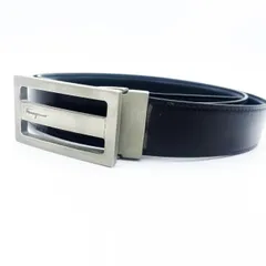 サルヴァトーレフェラガモ ベルト リバーシブル 黒 茶 ガンチーニ 中古