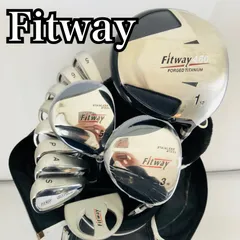 Fitway フィットウェイ メンズ ゴルフ クラブ セット 初心者 入門 バッグ付き フルセット 右利き パター付 11Y-14