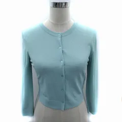 未使用に近い★フォクシー　アッパースタンダード　カーディガン　ロイヤルブルー フォクシー アッパースタンダード カーディガン 38 ミッドナイトブルー