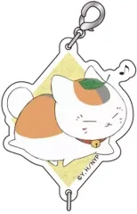 【中古】キーホルダー ニャンコ先生(葉っぱ) 「夏目友人帳 トレーディングつながる! アクリルチャーム」