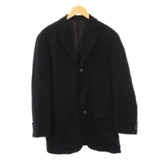 ヒューゴボス HUGO BOSS テーラードジャケット ブレザー アスター シングル 総裏地 ウール 48 黒 ブラック /BB ■ES