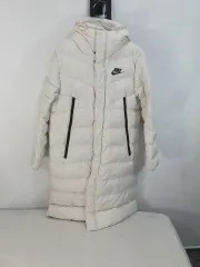 ナイキ ロング丈ダウンジャケット ウィンドランナー ダウンフィル ジャケット 白 L
