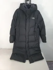 THE NORTH FACE ザノースフェイス ロング丈ダウンジャケット ホワイトレーベル エクスプローリング ダウンコート ブラック XL
