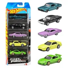 ホットウィール(Hot Wheels) ワイルド・スピード 5パック 乗り物おもちゃ ミニカー 5台入り 3歳から マルチ JDR19 1