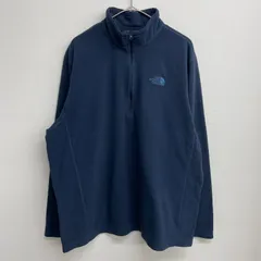 THE NORTH FACE ハーフジップフリース ネイビー ビッグサイズ【メンズXL】