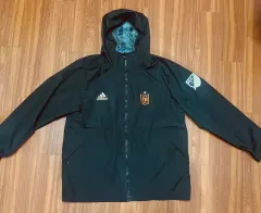 アディダス LAギャラクシー フード ウィンドブレーカー ブラック